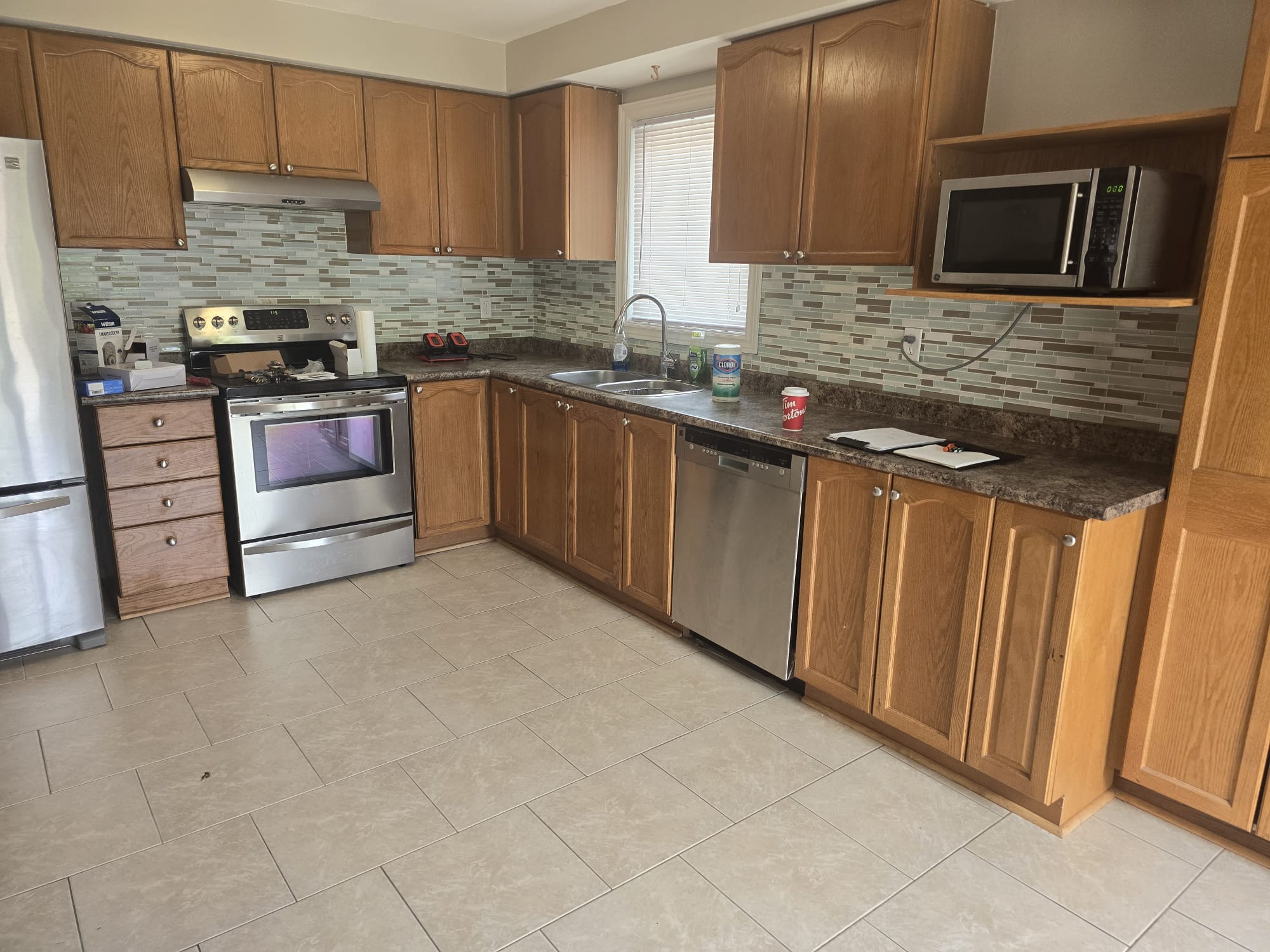 Kitchen before painting